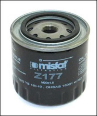 MISFAT Z177 - Ölfilter alexcarstop-ersatzteile.com