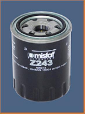 MISFAT Z243 - Ölfilter alexcarstop-ersatzteile.com