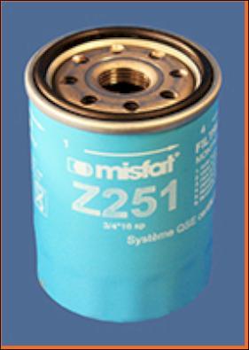 MISFAT Z251 - Ölfilter alexcarstop-ersatzteile.com