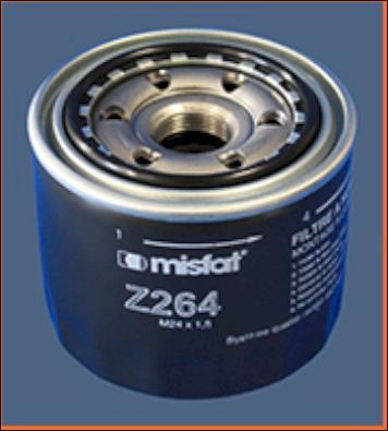 MISFAT Z264 - Ölfilter alexcarstop-ersatzteile.com