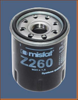 MISFAT Z260 - Ölfilter alexcarstop-ersatzteile.com