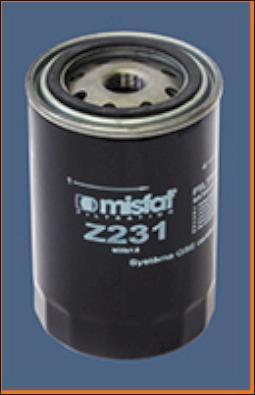 MISFAT Z231 - Ölfilter alexcarstop-ersatzteile.com