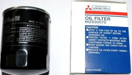 Mitsubishi MZ 690070 - Ölfilter alexcarstop-ersatzteile.com