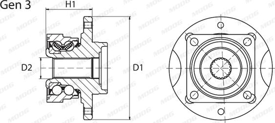 Moog OP-WB-11091 - Radlagersatz alexcarstop-ersatzteile.com