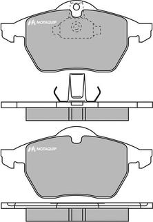 Motaquip LVXL987 - Bremsbelagsatz, Scheibenbremse alexcarstop-ersatzteile.com