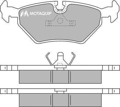 Motaquip LVXL540 - Bremsbelagsatz, Scheibenbremse alexcarstop-ersatzteile.com