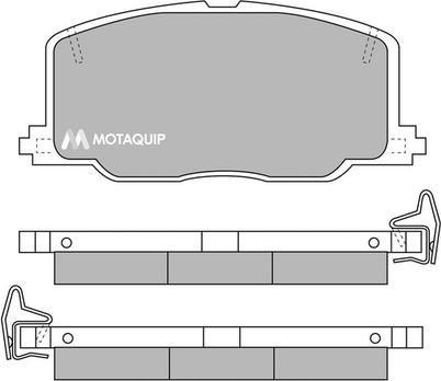 Motaquip LVXL559 - Bremsbelagsatz, Scheibenbremse alexcarstop-ersatzteile.com