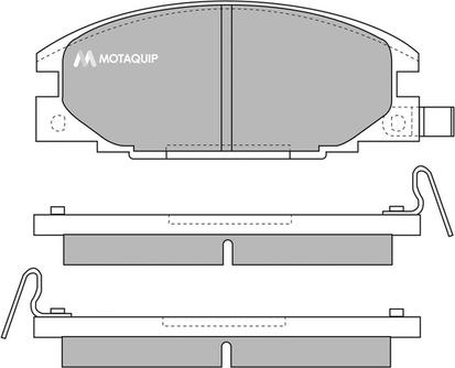 Motaquip LVXL646 - Bremsbelagsatz, Scheibenbremse alexcarstop-ersatzteile.com