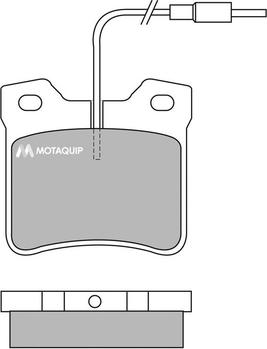 Motaquip LVXL601 - Bremsbelagsatz, Scheibenbremse alexcarstop-ersatzteile.com