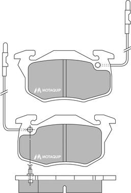 Motaquip LVXL671 - Bremsbelagsatz, Scheibenbremse alexcarstop-ersatzteile.com