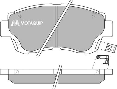 Motaquip LVXL124 - Bremsbelagsatz, Scheibenbremse alexcarstop-ersatzteile.com