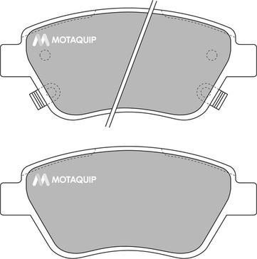 Motaquip LVXL1711 - Bremsbelagsatz, Scheibenbremse alexcarstop-ersatzteile.com