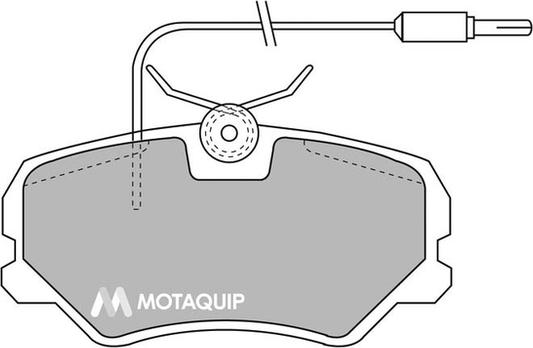 Motaquip LVXL311 - Bremsbelagsatz, Scheibenbremse alexcarstop-ersatzteile.com