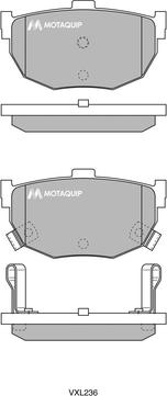 Motaquip LVXL236 - Bremsbelagsatz, Scheibenbremse alexcarstop-ersatzteile.com