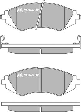 Motaquip LVXL222 - Bremsbelagsatz, Scheibenbremse alexcarstop-ersatzteile.com