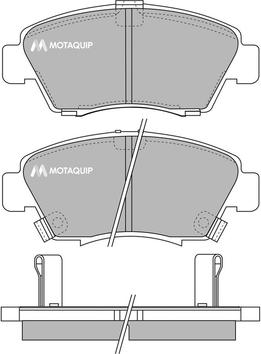 Motaquip LVXL752 - Bremsbelagsatz, Scheibenbremse alexcarstop-ersatzteile.com