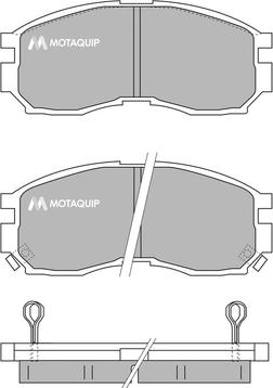 Motaquip LVXL719 - Bremsbelagsatz, Scheibenbremse alexcarstop-ersatzteile.com