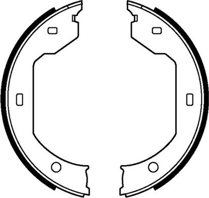 Motaquip VBS697 - Bremsbackensatz, Feststellbremse alexcarstop-ersatzteile.com