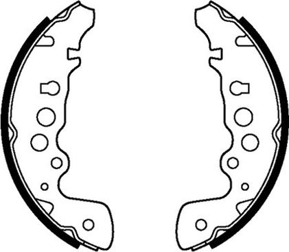 Motaquip VBS704 - Bremsbackensatz alexcarstop-ersatzteile.com