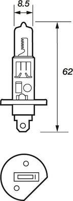 Motaquip VBU466 - Glühlampe, Fernscheinwerfer alexcarstop-ersatzteile.com