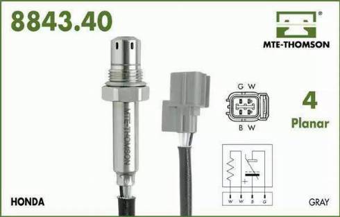 MTE-Thomson 8843.40.047 - Lambdasonde alexcarstop-ersatzteile.com