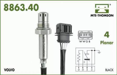 MTE-Thomson 8863.40.100 - Lambdasonde alexcarstop-ersatzteile.com