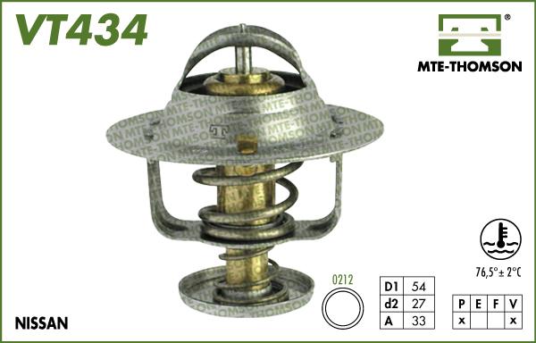 MTE-Thomson VT434.76 - Thermostat, Kühlmittel alexcarstop-ersatzteile.com