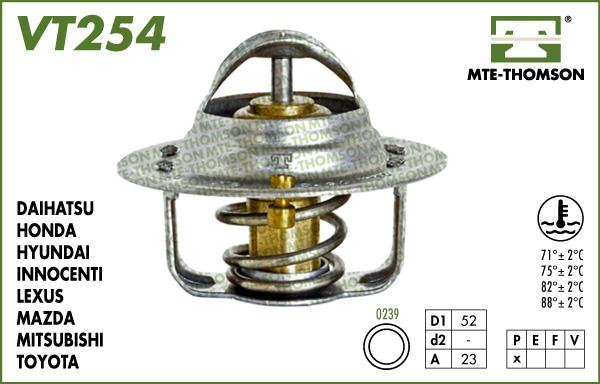 MTE-Thomson VT254.82 - Thermostat, Kühlmittel alexcarstop-ersatzteile.com