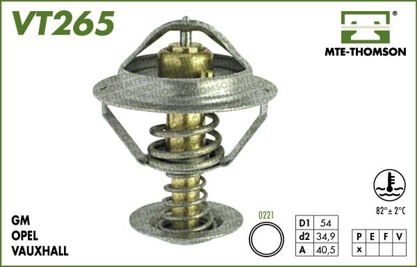 MTE-Thomson VT265.82 - Thermostat, Kühlmittel alexcarstop-ersatzteile.com