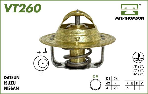 MTE-Thomson VT260.88 - Thermostat, Kühlmittel alexcarstop-ersatzteile.com