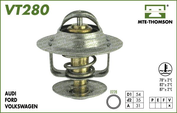 MTE-Thomson VT280.87 - Thermostat, Kühlmittel alexcarstop-ersatzteile.com