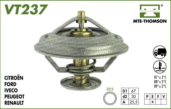 MTE-Thomson VT237.81 - Thermostat, Kühlmittel alexcarstop-ersatzteile.com