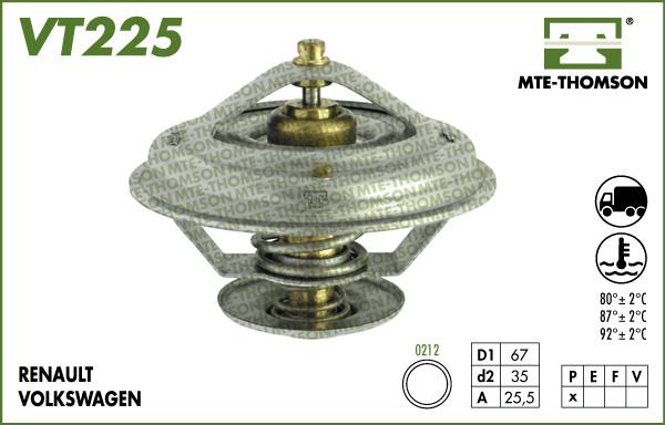 MTE-Thomson VT225.87 - Thermostat, Kühlmittel alexcarstop-ersatzteile.com