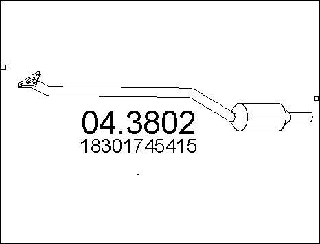 MTS 04.3802 - Katalysator alexcarstop-ersatzteile.com