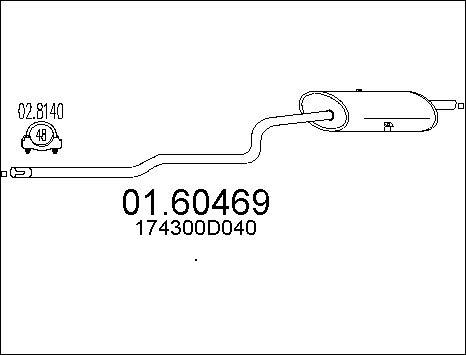 MTS 01.60469 - Endschalldämpfer alexcarstop-ersatzteile.com
