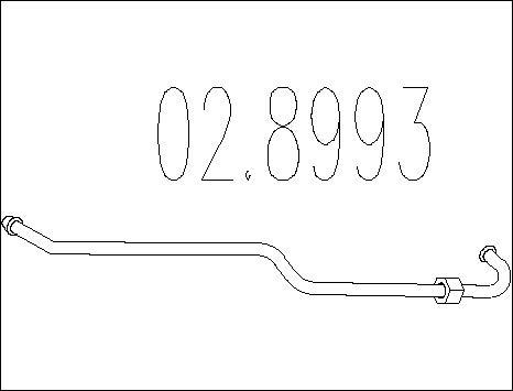 MTS 02.8993 - Rohrverbinder, Abgasanlage alexcarstop-ersatzteile.com