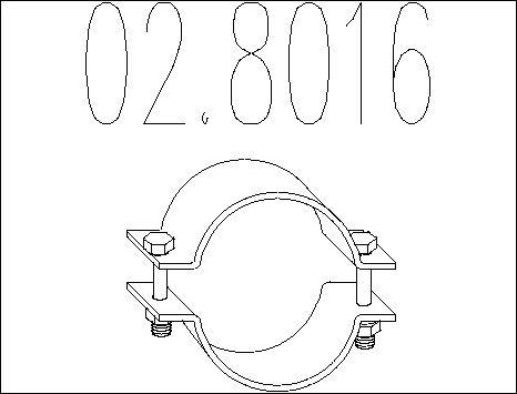 MTS 02.8016 - Rohrverbinder, Abgasanlage alexcarstop-ersatzteile.com
