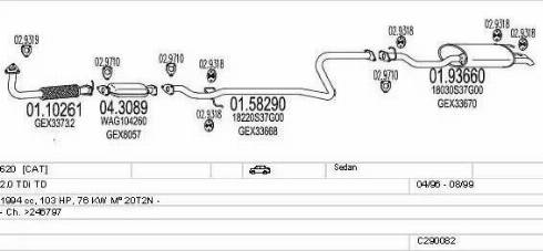 MTS C290082003537 - Abgasanlage alexcarstop-ersatzteile.com