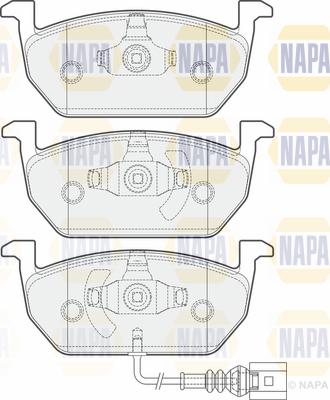 KRAFT AUTOMOTIVE 6000122 - Bremsbelagsatz, Scheibenbremse alexcarstop-ersatzteile.com