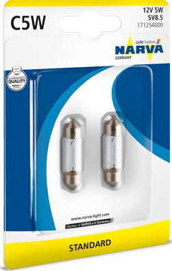 Narva 17125 4000 - Glühlampe, Kennzeichenleuchte alexcarstop-ersatzteile.com