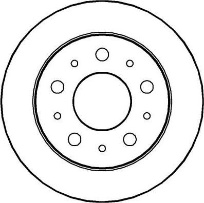 National NBD1443 - Bremsscheibe alexcarstop-ersatzteile.com