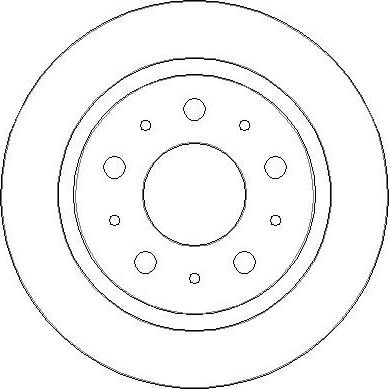 National NBD1533 - Bremsscheibe alexcarstop-ersatzteile.com