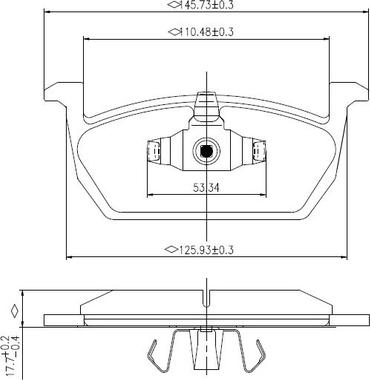 National NP3001 - Bremsbelagsatz, Scheibenbremse alexcarstop-ersatzteile.com