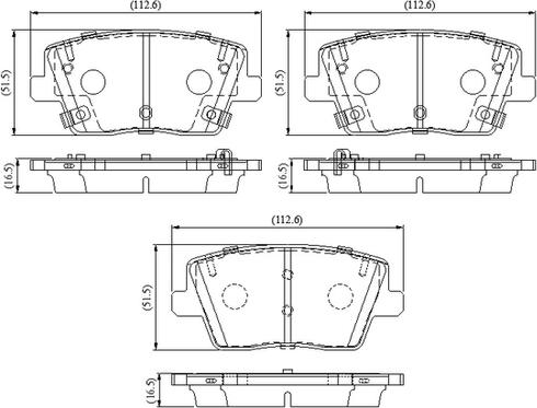 National NP3108 - Bremsbelagsatz, Scheibenbremse alexcarstop-ersatzteile.com