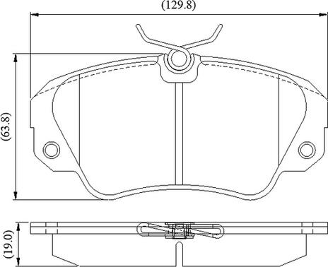 National NP3116 - Bremsbelagsatz, Scheibenbremse alexcarstop-ersatzteile.com