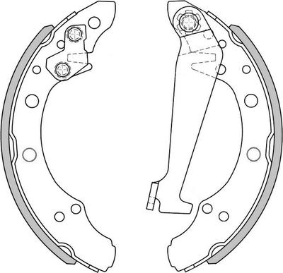 National NS4001 - Bremsbackensatz alexcarstop-ersatzteile.com