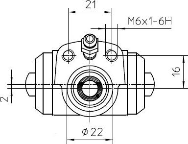 National NWC5049 - Radbremszylinder alexcarstop-ersatzteile.com