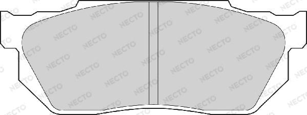 Necto FD902A - Bremsbelagsatz, Scheibenbremse alexcarstop-ersatzteile.com