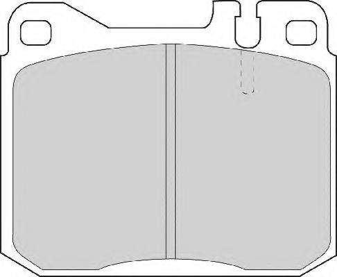 PBR DB243 - Bremsbelagsatz, Scheibenbremse alexcarstop-ersatzteile.com