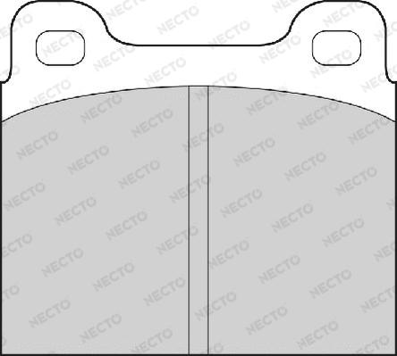 Necto FD50A - Bremsbelagsatz, Scheibenbremse alexcarstop-ersatzteile.com